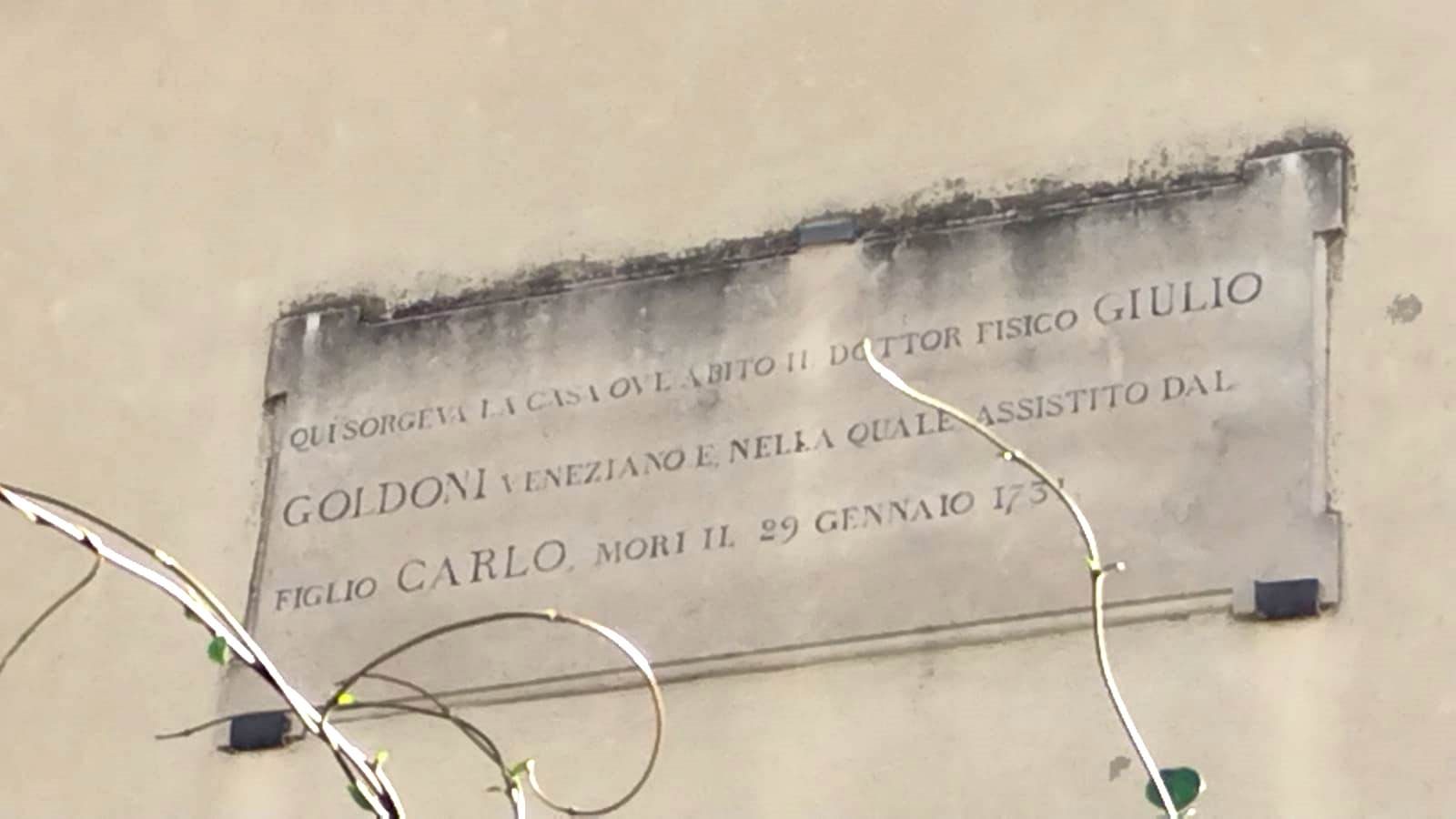 Giulio Goldoni's memorial tablet, Bagnacavallo (by Giancarlo Cerasoli).jpg
